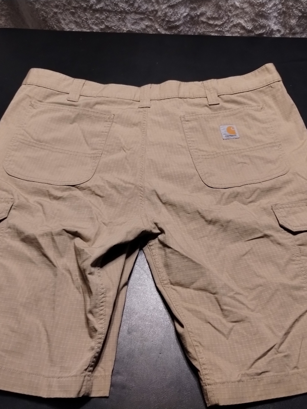 Carhartt Men's Khaki Cargo Shorts - Tan Workwear
